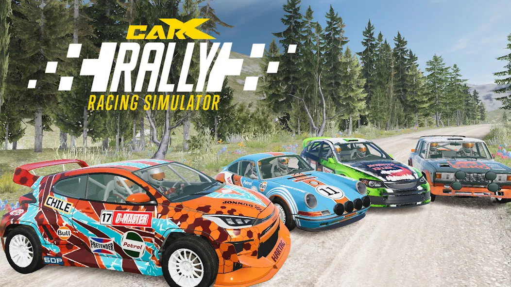 CarX Rally MOD APK — Безлимитные деньги и все автомобили — скриншот 1