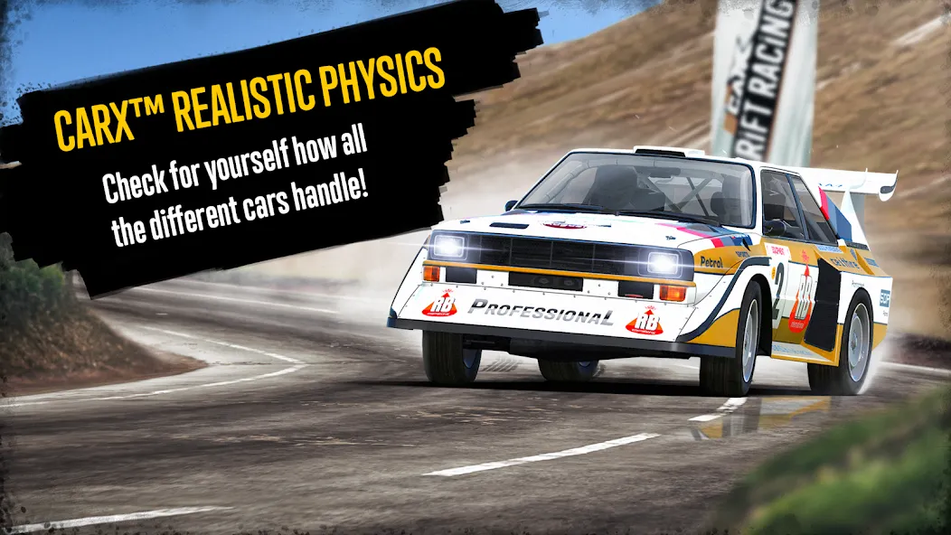 CarX Rally MOD APK — Безлимитные деньги и все автомобили — скриншот 3