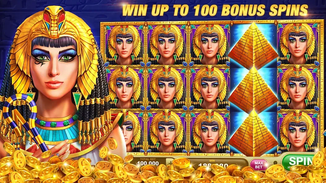 Взломанная Slots Rush: Vegas Casino Slots на Андроид — Безлимитные монеты и бонусы — скриншот 2