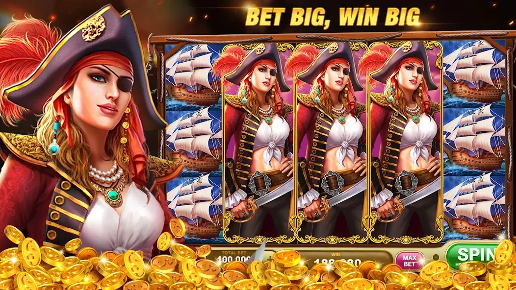 Взломанная Slots Rush: Vegas Casino Slots на Андроид — Безлимитные монеты и бонусы — скриншот 5