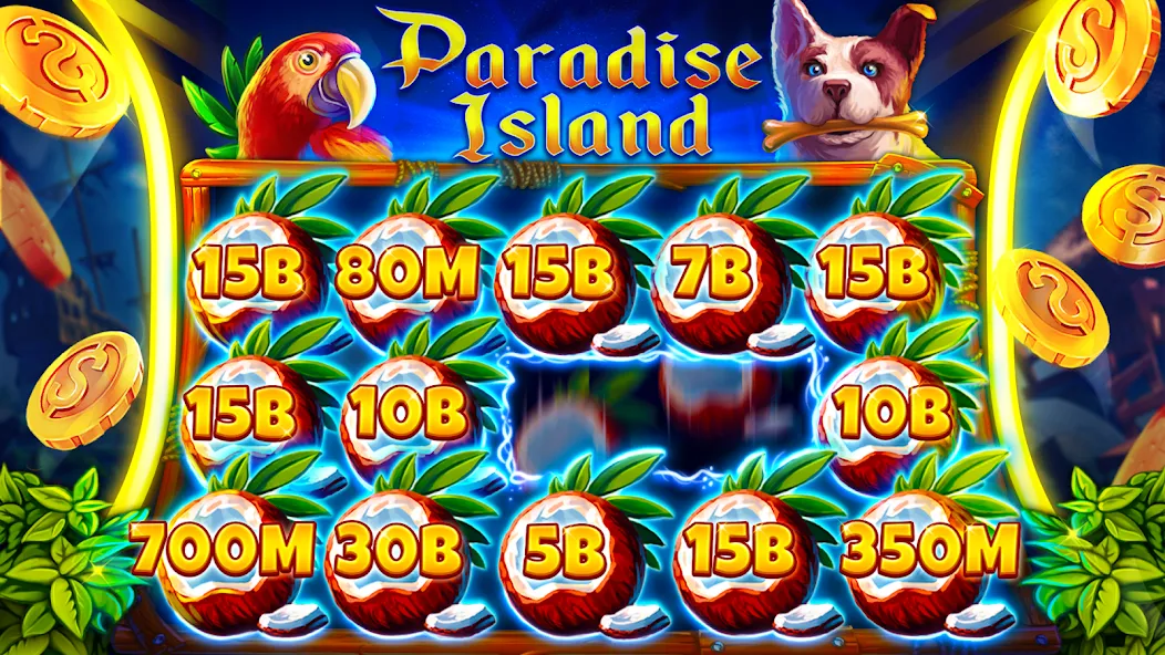 Slots Crush online casino game на Андроид — Безлимитные монеты и бонусы — скриншот 5