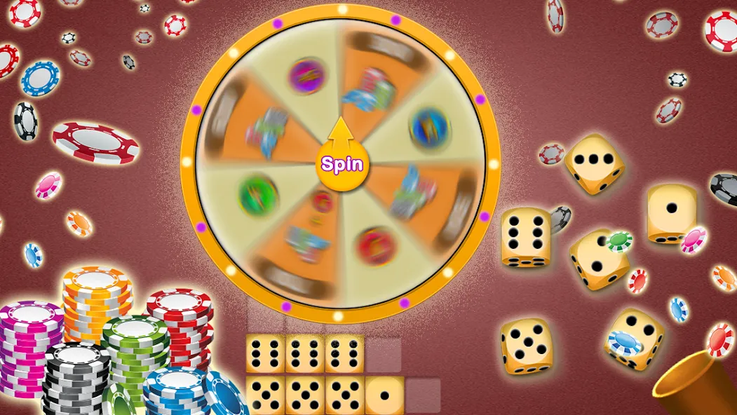 Скачать Farkle - Dice Game MOD APK — Безлимитные броски и высокие очки — скриншот 3