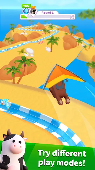 aquapark.io — Взломанная версия (Безлимитные монеты и ускорение) — скриншот 2