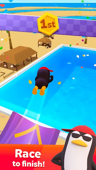 aquapark.io — Взломанная версия (Безлимитные монеты и ускорение) — скриншот 4
