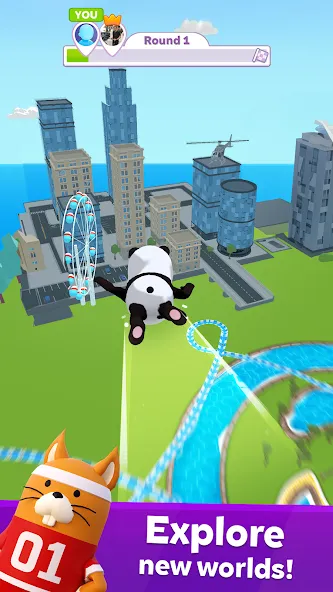 aquapark.io — Взломанная версия (Безлимитные монеты и ускорение) — скриншот 5