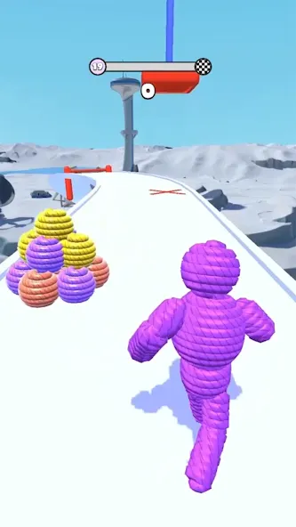 Скачать Rope-Man Run — Модификация Безлимитные монеты и энергия — скриншот 1