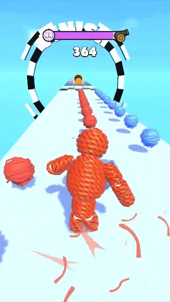 Скачать Rope-Man Run — Модификация Безлимитные монеты и энергия — скриншот 5