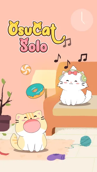 OsuCat Solo: Popcat Duet Music (Мод Все песни и идеальный автоклик) — скриншот 1