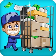 Взломанная Idle Mail Tycoon на Андроид — Безлимитные деньги и бонусы