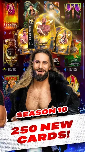 WWE SuperCard - Battle Cards — Безлимитные деньги и все карты — скриншот 2