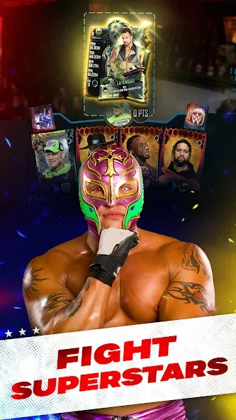 WWE SuperCard - Battle Cards — Безлимитные деньги и все карты — скриншот 4