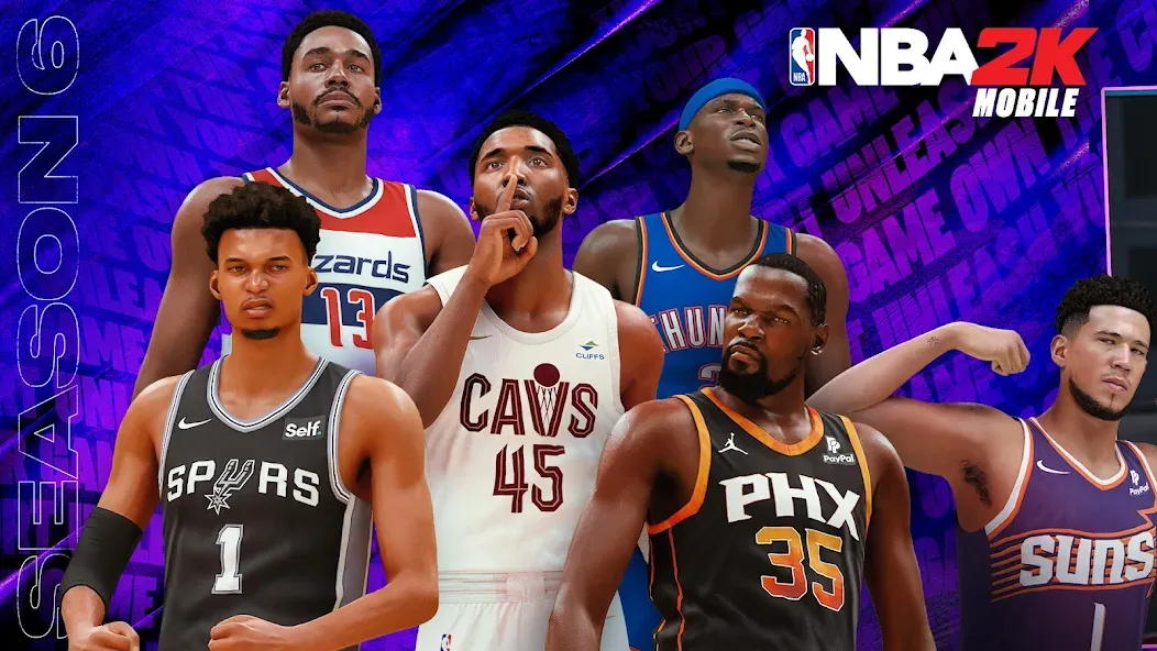Скачать NBA 2K Mobile Basketball Game на телефон — Безлимитные деньги и усиленные игроки — скриншот 1
