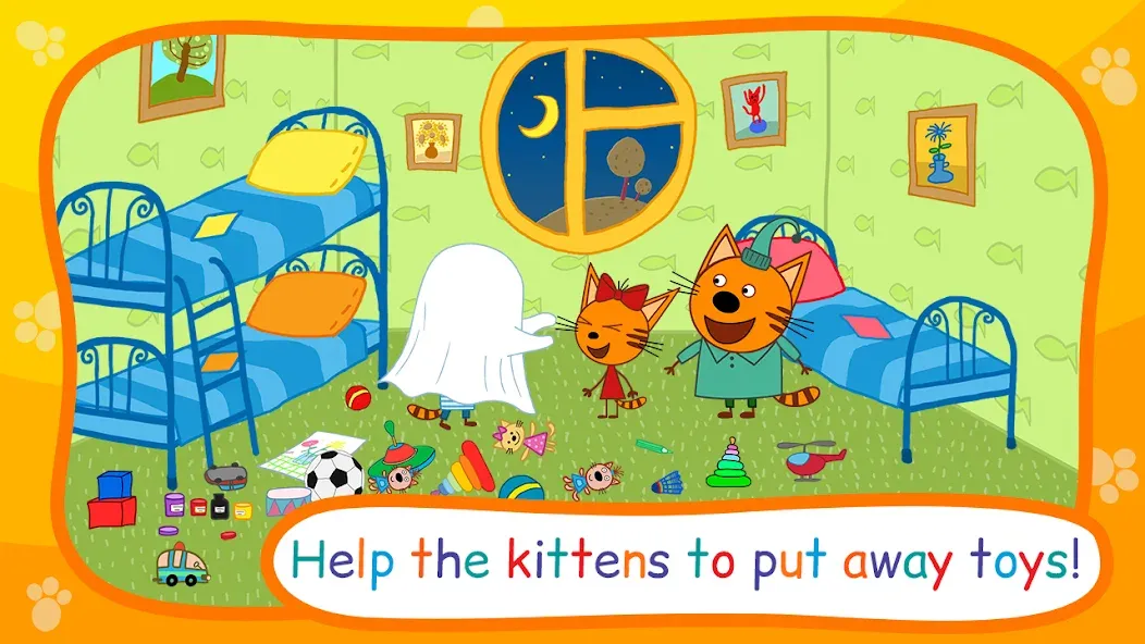 Kid-E-Cats: Bedtime Stories MOD — Разблокированы все сказки и персонажи на Андроид — скриншот 1 Kid-E-Cats: Bedtime Stories MOD — Разблокированы все сказки и персонажи на Андроид — скриншот 1