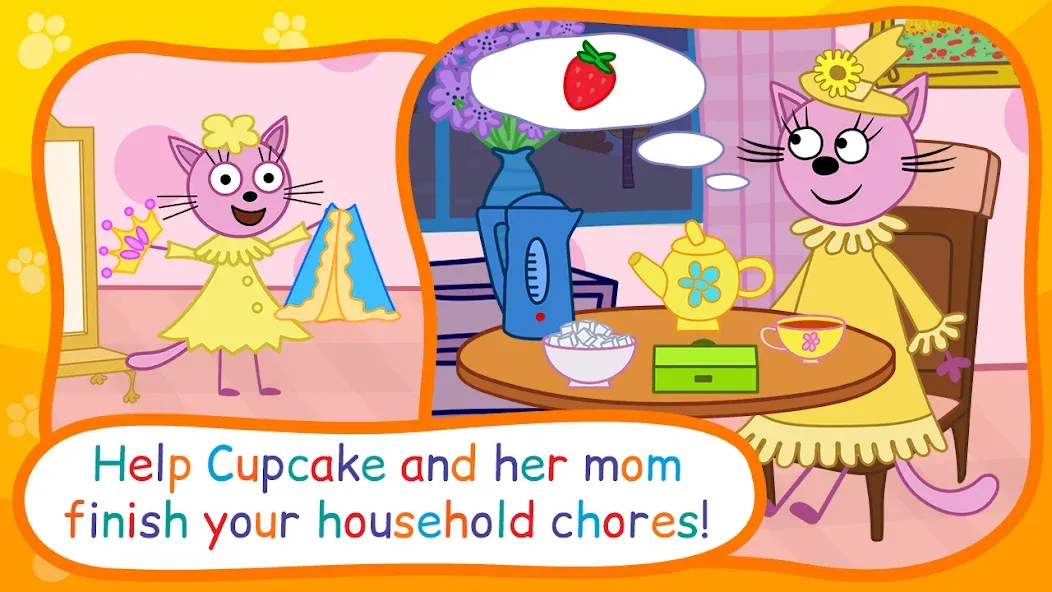 Kid-E-Cats: Bedtime Stories MOD — Разблокированы все сказки и персонажи на Андроид — скриншот 3 Kid-E-Cats: Bedtime Stories MOD — Разблокированы все сказки и персонажи на Андроид — скриншот 3