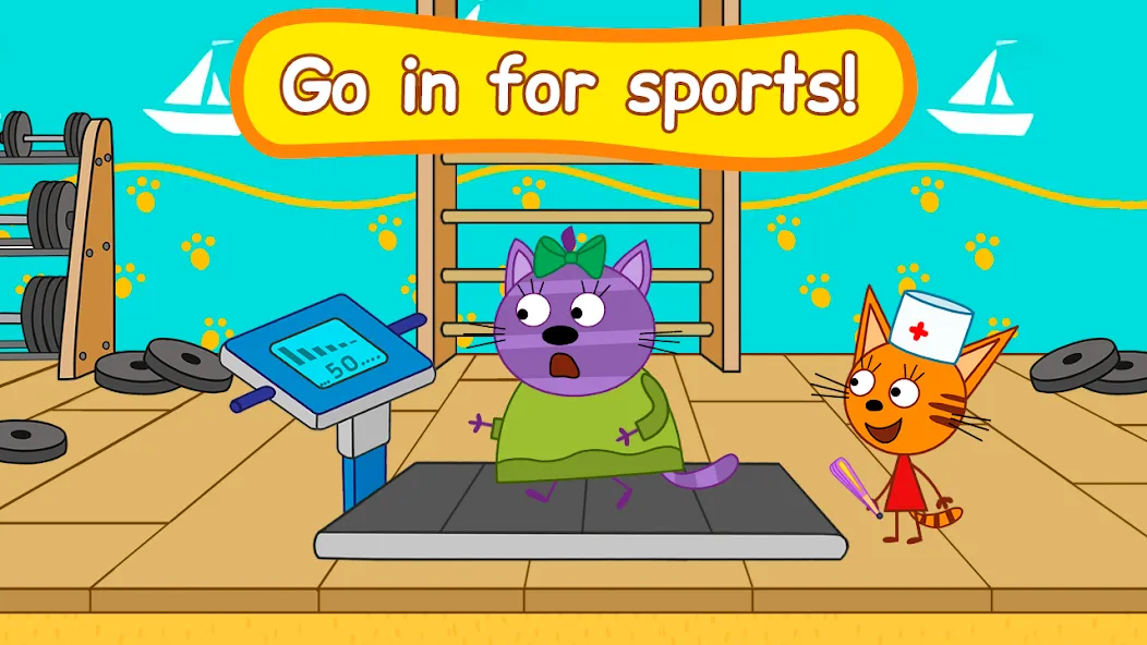 Kid-E-Cats: Animal hospital MOD — Безлимитные деньги и все питомцы открыты на Андроид — скриншот 2