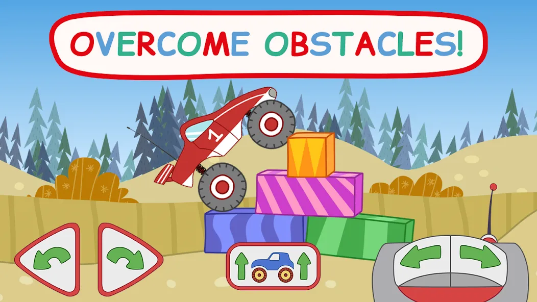 Скачать Kid-E-Cats: Kids Monster Truck на Android — Безлимитные деньги и все машины открыты — скриншот 3