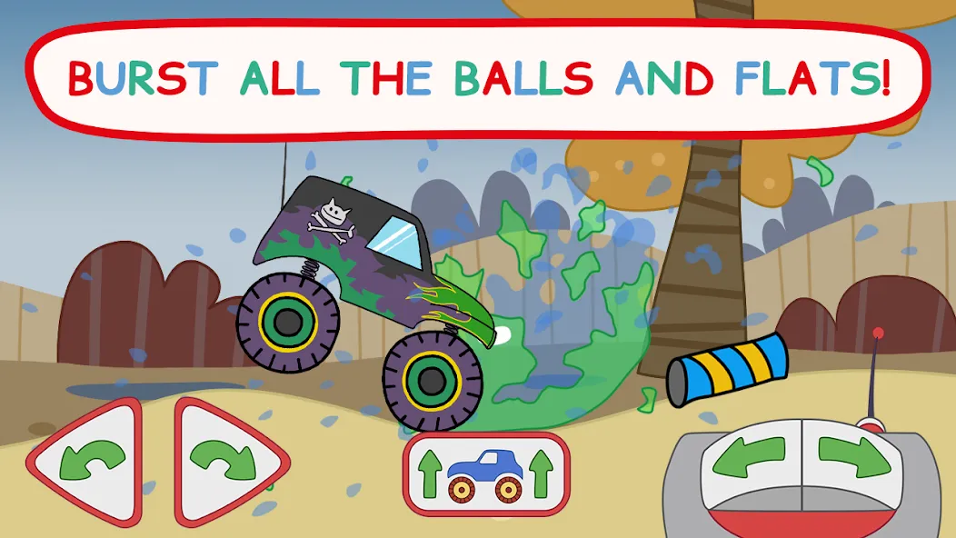 Скачать Kid-E-Cats: Kids Monster Truck на Android — Безлимитные деньги и все машины открыты — скриншот 5