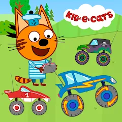Скачать Kid-E-Cats: Kids Monster Truck на Android — Безлимитные деньги и все машины открыты