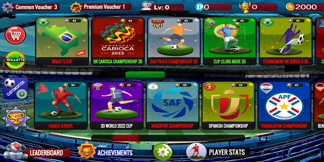 Button Football Mod APK Без рекламы и открыты все команды — Скачать на Андроид — скриншот 2