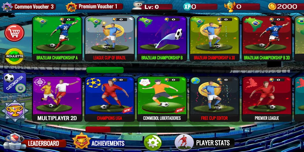 Button Football Mod APK Без рекламы и открыты все команды — Скачать на Андроид — скриншот 5