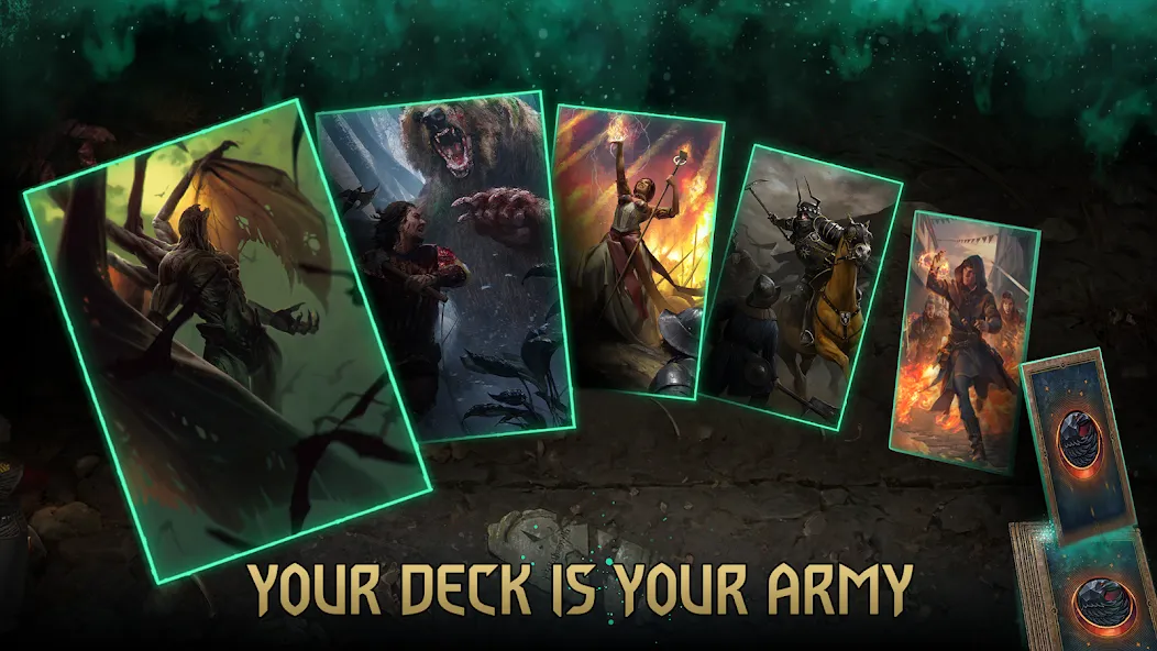 GWENT: The Witcher Card Game — Взломанная версия (Безлимитные осколки и открыты все карты) — скриншот 1