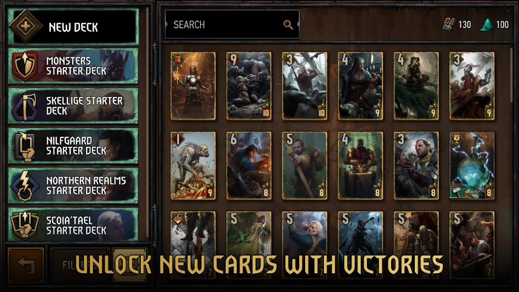 GWENT: The Witcher Card Game — Взломанная версия (Безлимитные осколки и открыты все карты) — скриншот 4