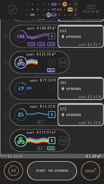 Idle Game 1 — Много денег и быстрый прогресс — скриншот 3