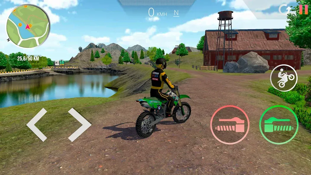 Motorcycle Real Simulator (Мод Безлимитные деньги и топливо) — скриншот 3 Motorcycle Real Simulator (Мод Безлимитные деньги и топливо) — скриншот 3