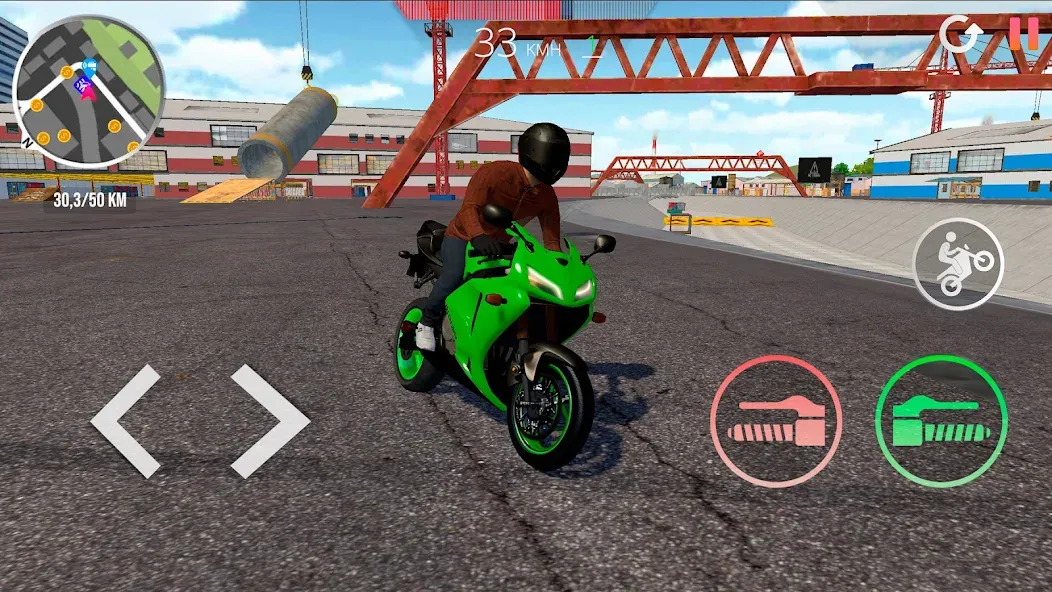 Motorcycle Real Simulator (Мод Безлимитные деньги и топливо) — скриншот 5 Motorcycle Real Simulator (Мод Безлимитные деньги и топливо) — скриншот 5