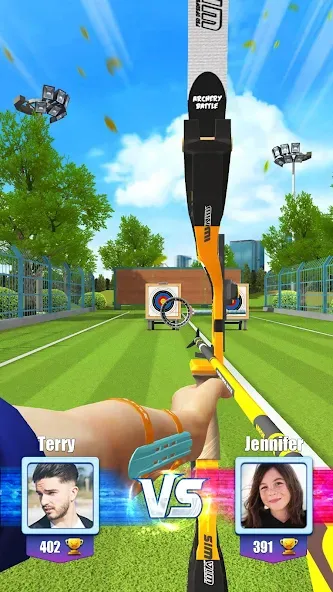Archery Battle 3D — Взломанная версия (Безлимитные монеты и стрелы) — скриншот 1