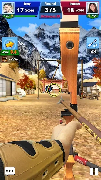 Archery Battle 3D — Взломанная версия (Безлимитные монеты и стрелы) — скриншот 2