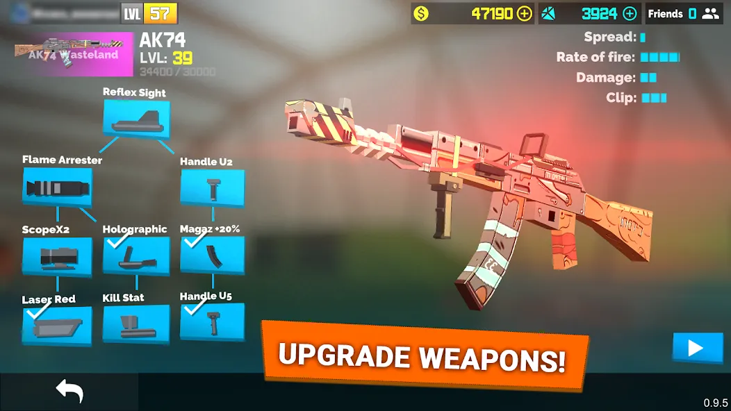 Скачать Fan of Guns: FPS Pixel Shooter на Android — Безлимитные деньги и оружие — скриншот 4