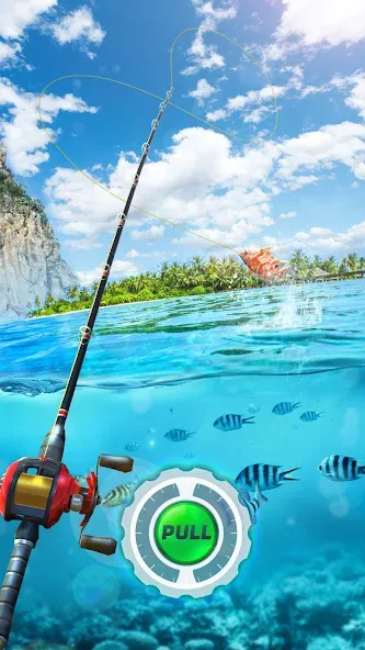 Скачать Fishing Rival 3D MOD APK — Безлимитные деньги и энергия — скриншот 1