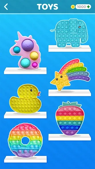 Pop it: Puppet Antistress Game MOD APK на Android — Без рекламы и все скины открыты — скриншот 2