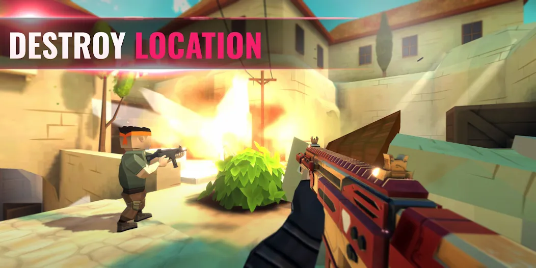 Скачать Tactic Shot: FPS Action 4v4 (Мод: Безлимитные патроны и здоровье) на Андроид — скриншот 4