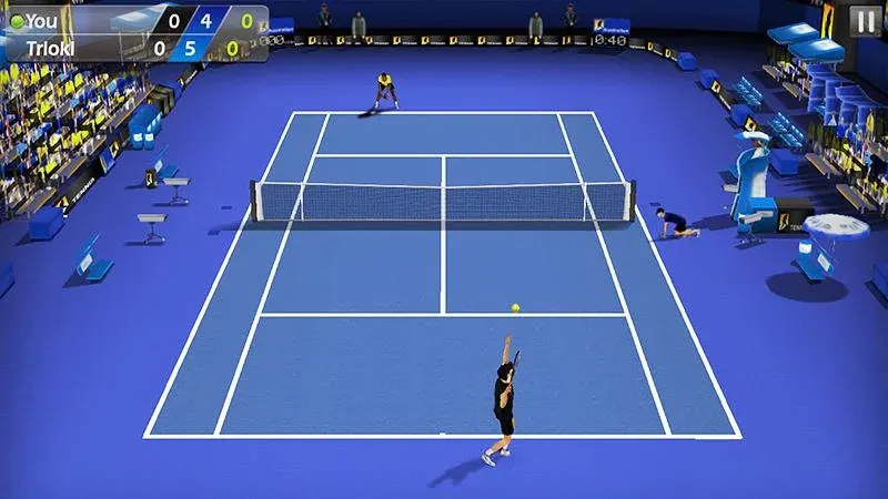 3D Tennis (Мод Безлимитные деньги и энергия) — скриншот 1