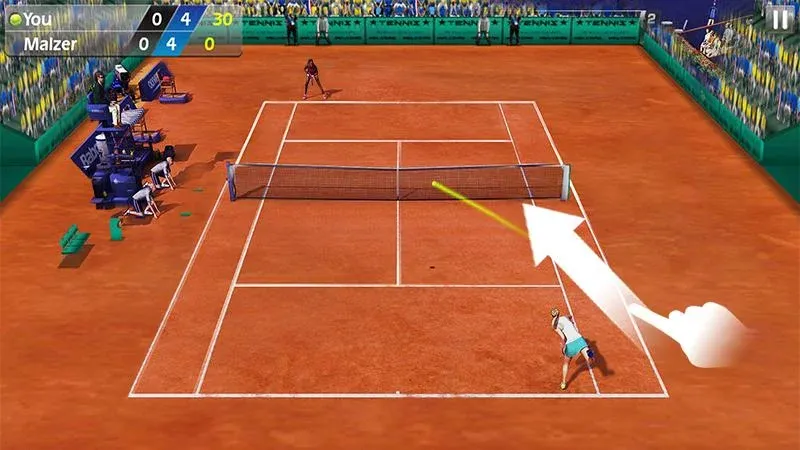 3D Tennis (Мод Безлимитные деньги и энергия) — скриншот 3