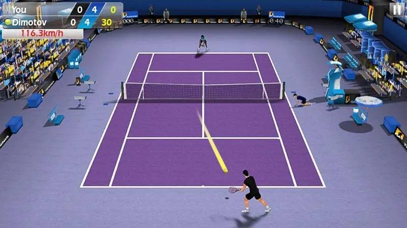 3D Tennis (Мод Безлимитные деньги и энергия) — скриншот 4