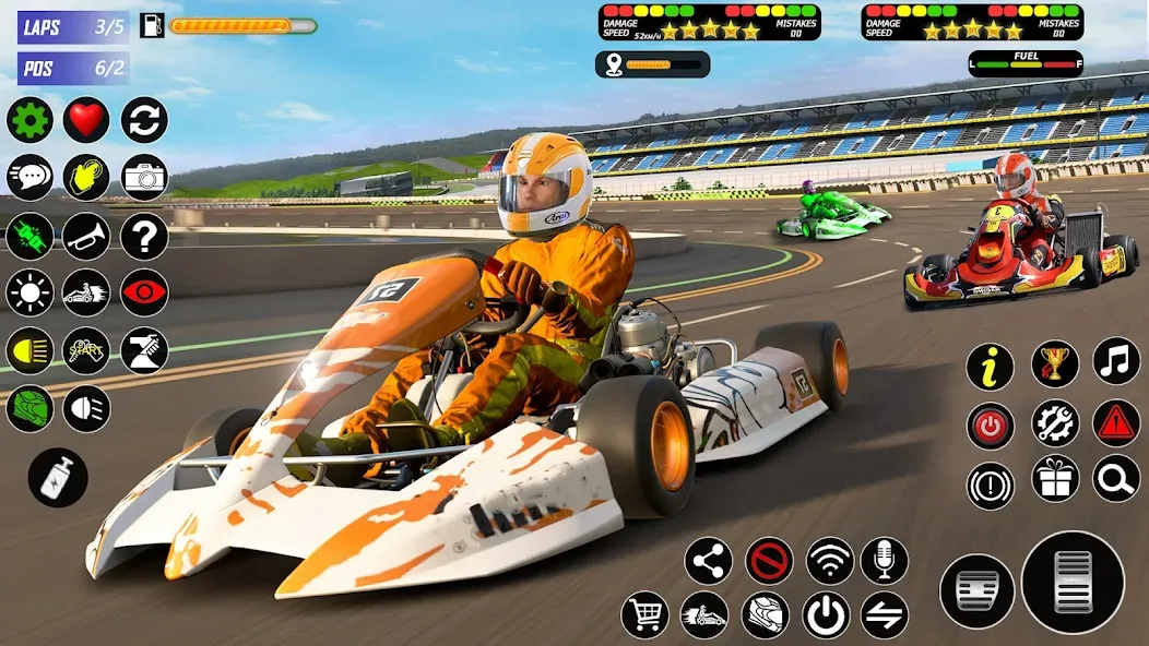 Buggy Race: Kart Racing Games MOD APK — Безлимитные монеты и открыты трассы — скриншот 1