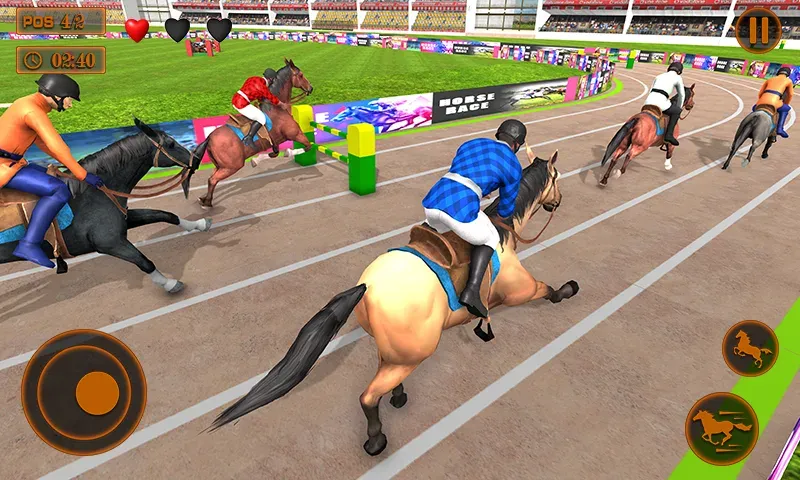 Скачать взломанную Mounted Horse Racing Games — Безлимитные деньги и все лошади открыты — скриншот 4