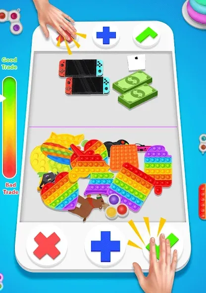 Скачать fidget trading: trade toys 3D на Android — Все игрушки разблокированы — скриншот 1