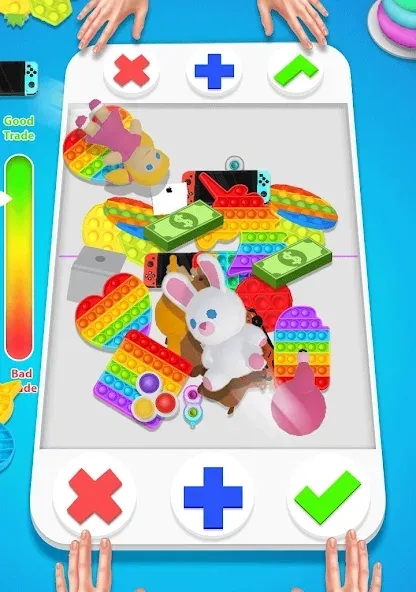 Скачать fidget trading: trade toys 3D на Android — Все игрушки разблокированы — скриншот 2