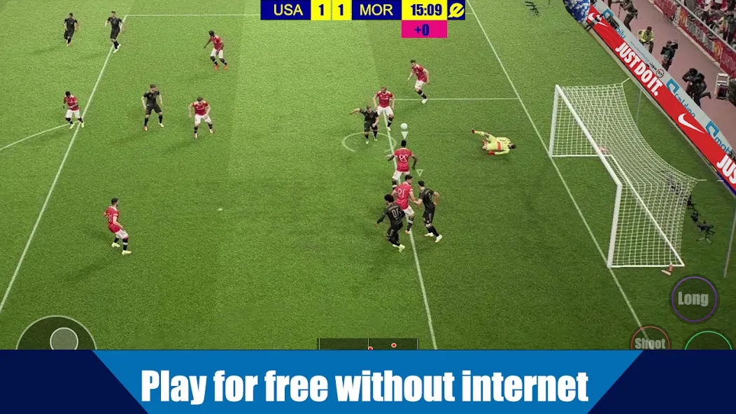 Football World Soccer Cup 2023 Mod APK Безлимитные деньги и все команды открыты — Скачать на Андроид — скриншот 4