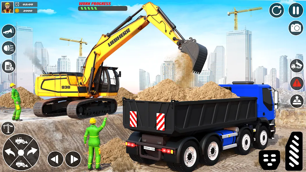 Скачать City Builder Construction Sim на Android — Безлимитные деньги и все уровни — скриншот 1