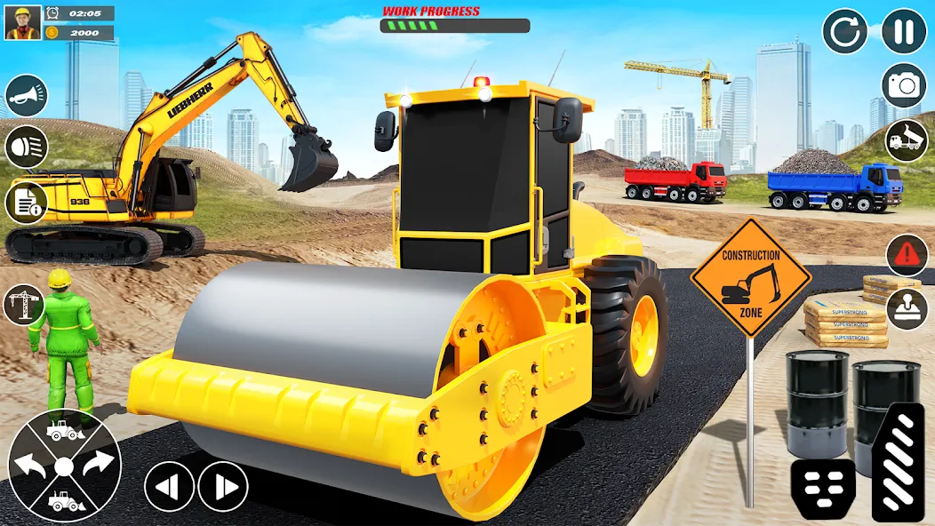 Скачать City Builder Construction Sim на Android — Безлимитные деньги и все уровни — скриншот 2
