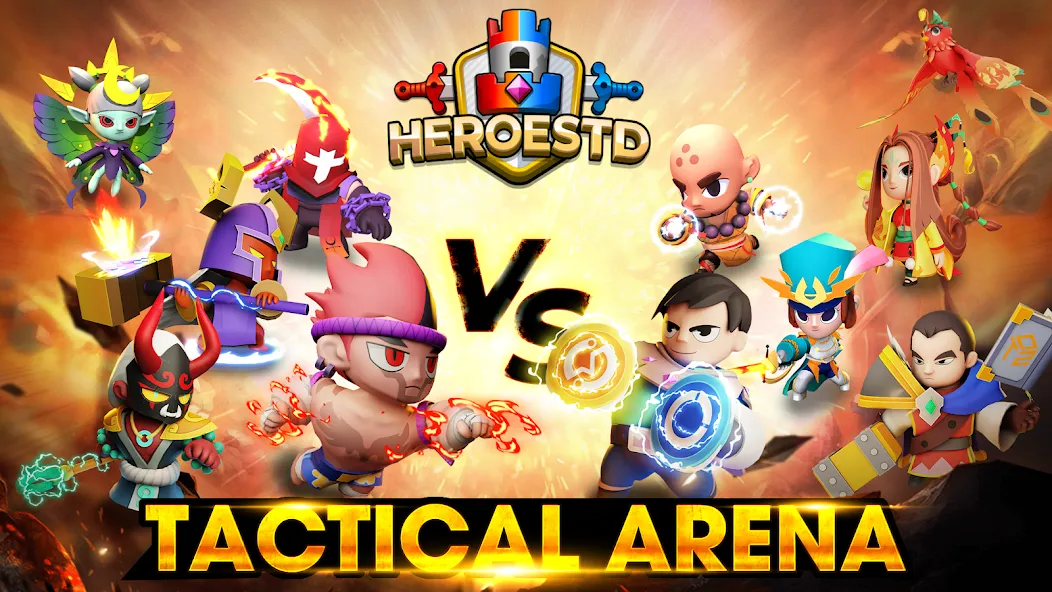 HeroesTD: Esport Tower Defense Mod APK Безлимитные деньги и все герои — Скачать на Андроид — скриншот 1