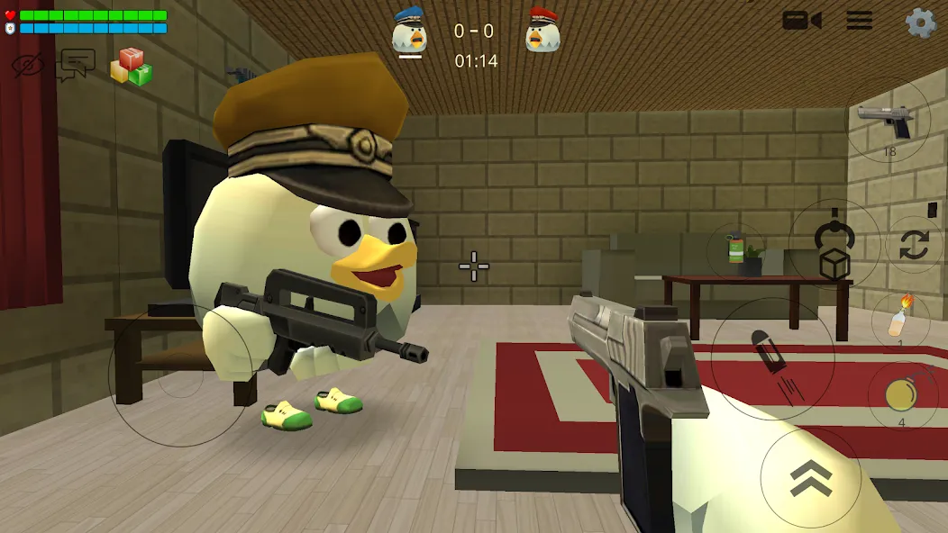 Chicken Gun MOD APK — Много денег и оружия — скриншот 3