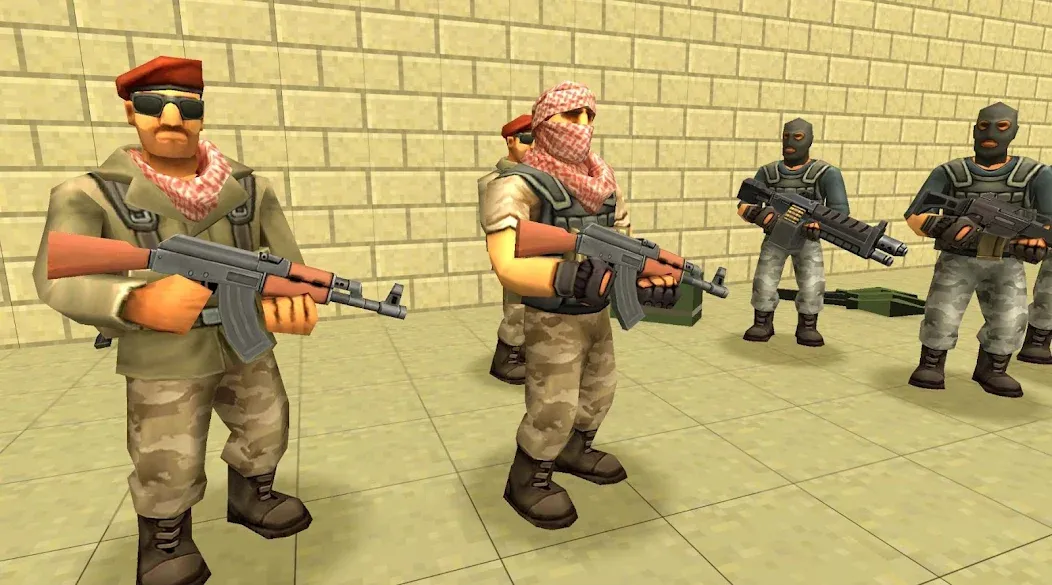 StrikeBox: Sandbox&Shooter — Мод: Безлимитные ресурсы и оружие — скриншот 3