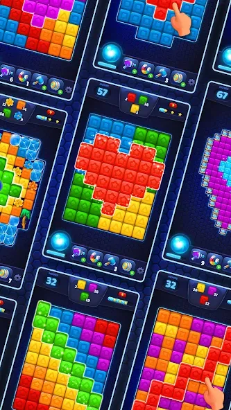 Скачать взлом Cubes Empire Champions на Андроид — Безлимитные монеты и жизни — скриншот 4