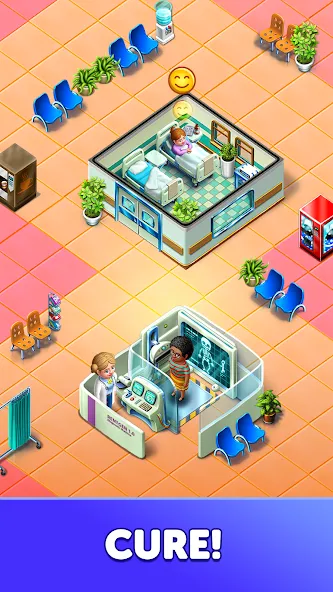 My Hospital: Build. Farm. Heal MOD APK на Android — Безлимитные деньги и ресурсы — скриншот 3